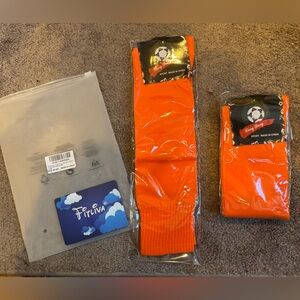 Orange Sports Socks